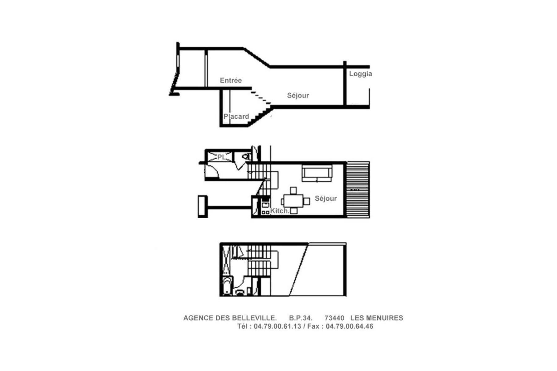 Residence Cote Brune - Studio Duplex Lumineux - Depart Et Retour Ski Aux Pieds - Balcon Mae-1704 Saint-Martin-de-Belleville Exterior foto